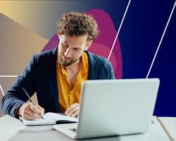 artificial intelligence writing seo search engine optimization professional stock photo